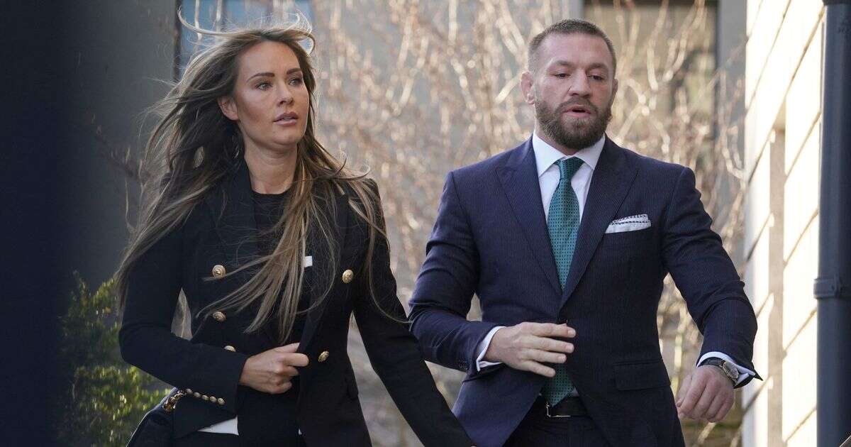 Conor McGregor joined by fiancee Dee Devlin as jury deliberate sex assault case