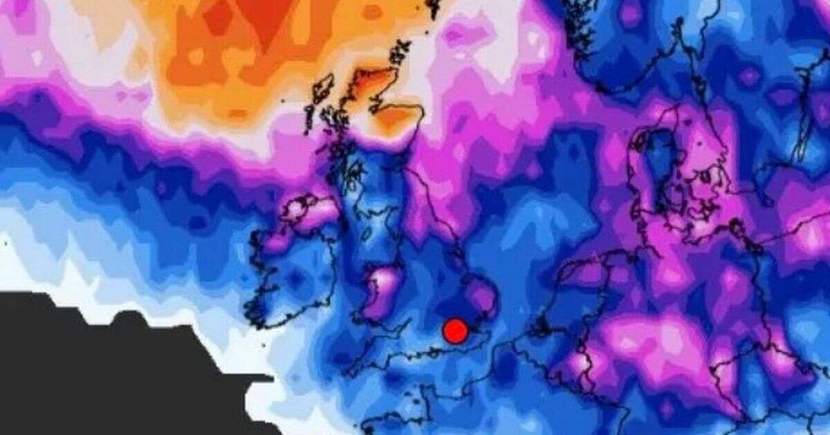 UK snow: New map reveals exactly which parts of Britain will see Arctic chaos in days