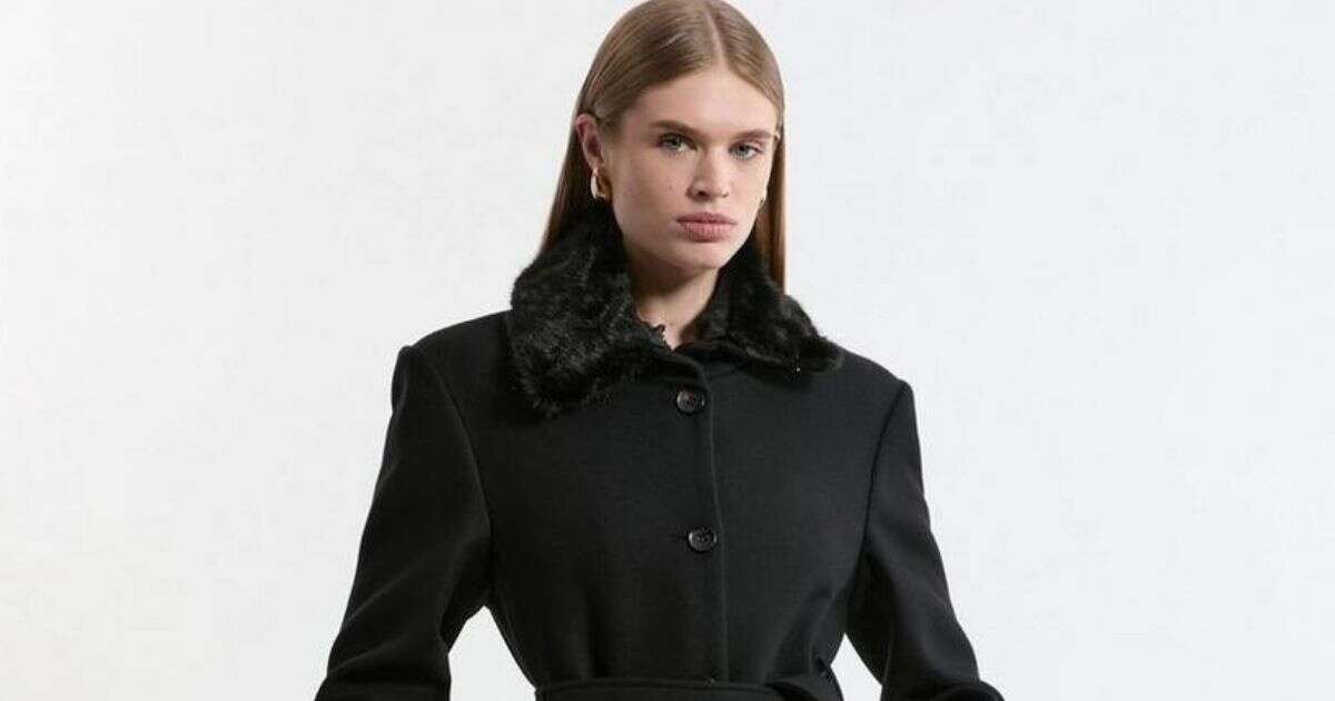 Karen Millen slashes the price of Italian wool coat that’s perfect for the winter by £132