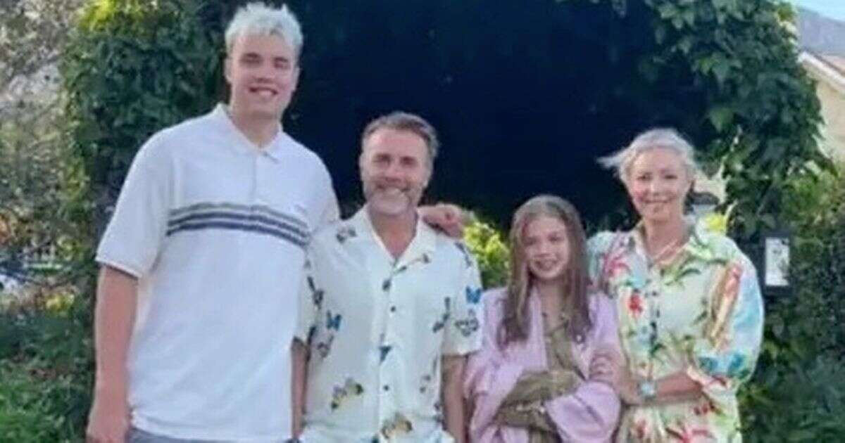 Why rich people really do have taller children as Gary Barlow is dwarfed by son