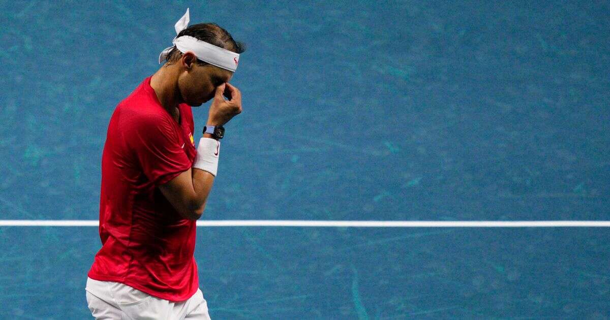 Rafael Nadal fails to hold back tears as icon beaten on tennis farewell