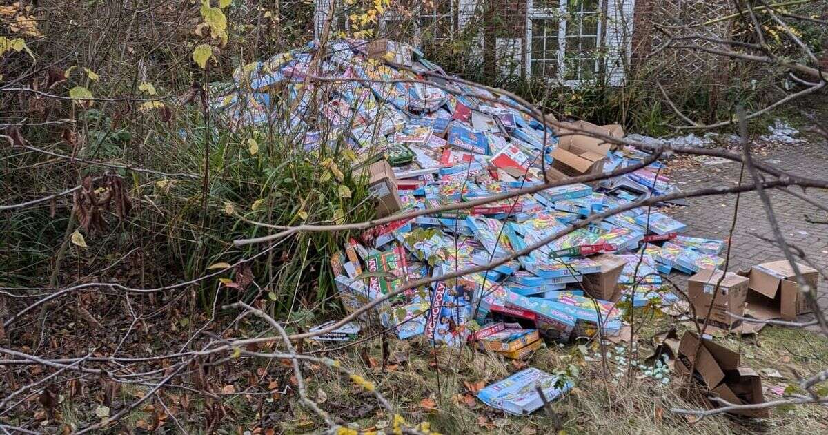 Brits baffled as hundreds of Monopoly board games suddenly appear on driveway