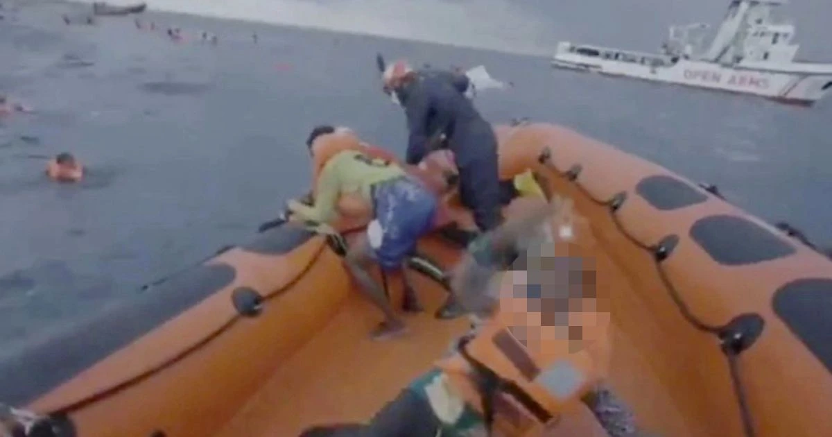 Mum screams she 'lost her baby' as 110 die in migrant crossing tragedies