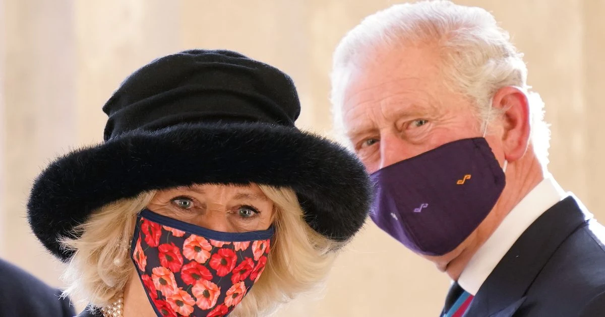 Prince Charles quips 'you can see us smiling now' as he takes off mask on Germany visit