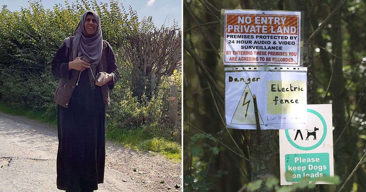 Brother and sister defend erecting fence in beauty spot after neighbours 'smash it down'