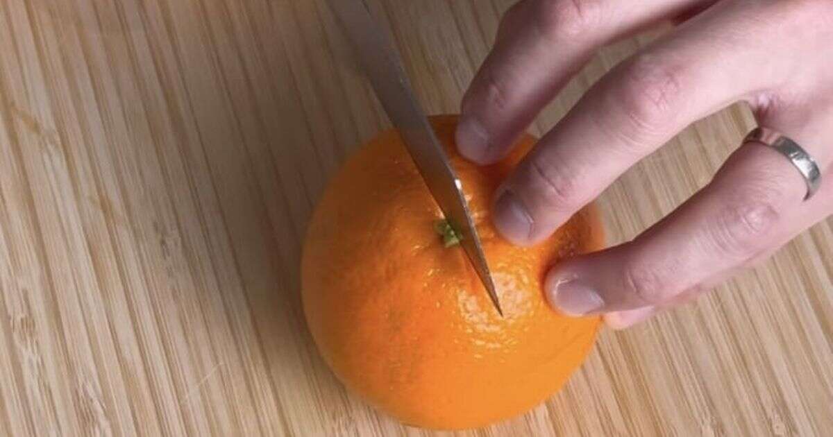 Fruit expert branded a 'genius' as he shares 'correct' way to cut oranges