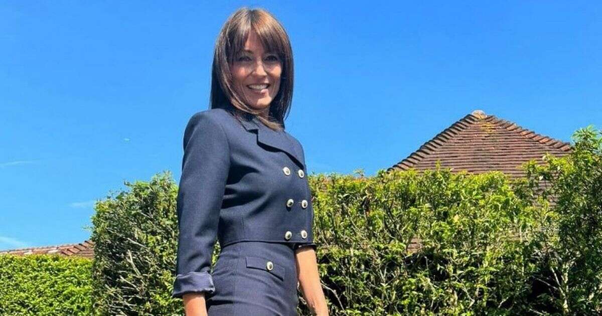 Davina McCall's navy suit from My Mum Your Dad sends fans wild - and it's got 50% off