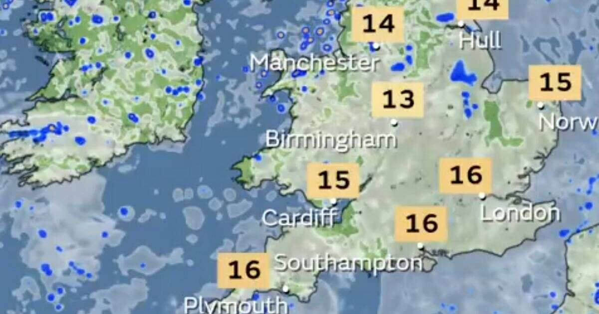 UK weather: Dry and bright Tuesday forecast as map turns green - but there's a catchWeather