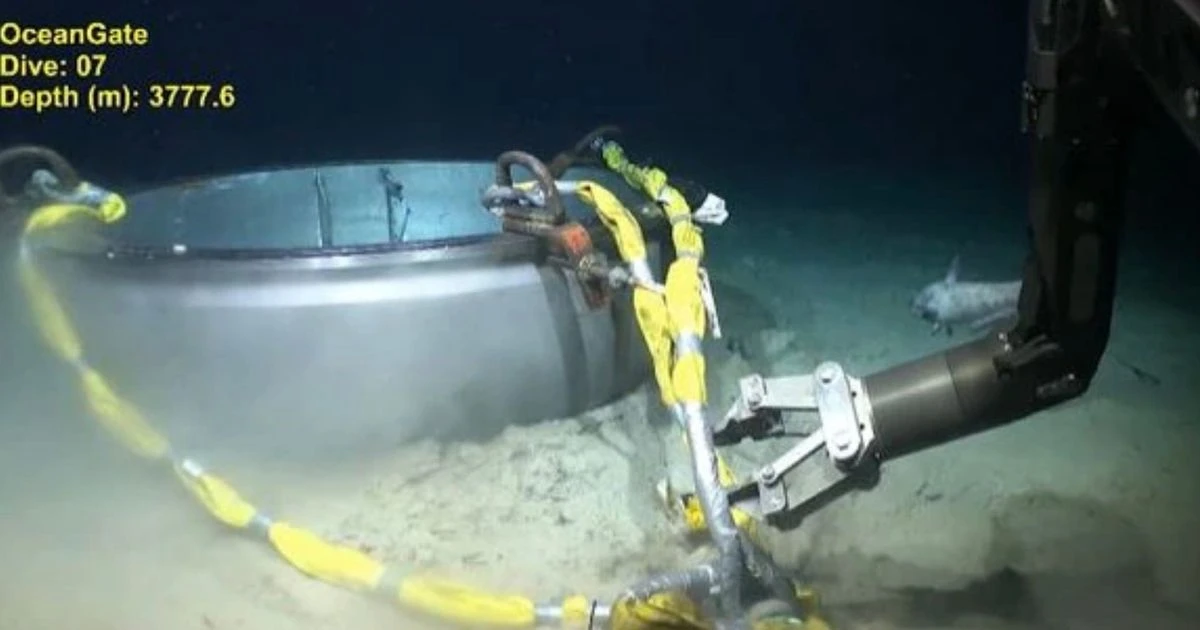 Eerie new footage of doomed Titan sub debris released from recovery mission