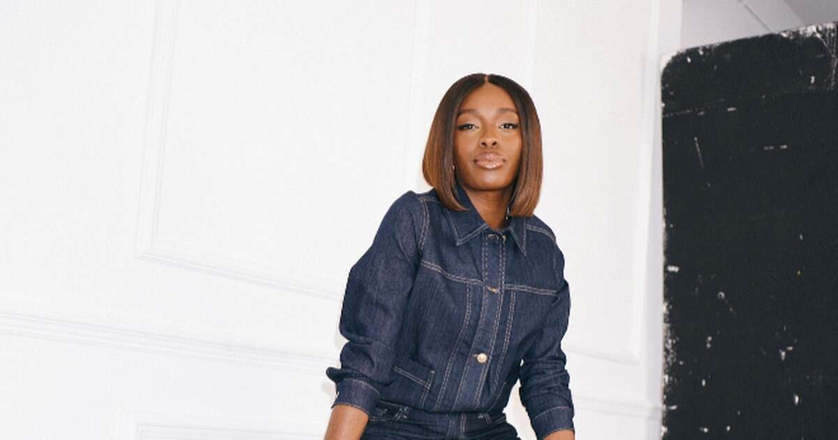 AJ Odudu rocks double denim in new ITV show wearing 'comfortable' £39 M&S flared jeans