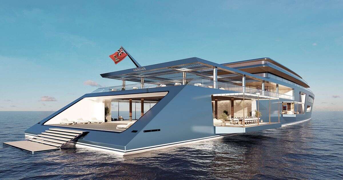 Inside incredible 454ft megayacht with Captain Nemo style underwater dining room