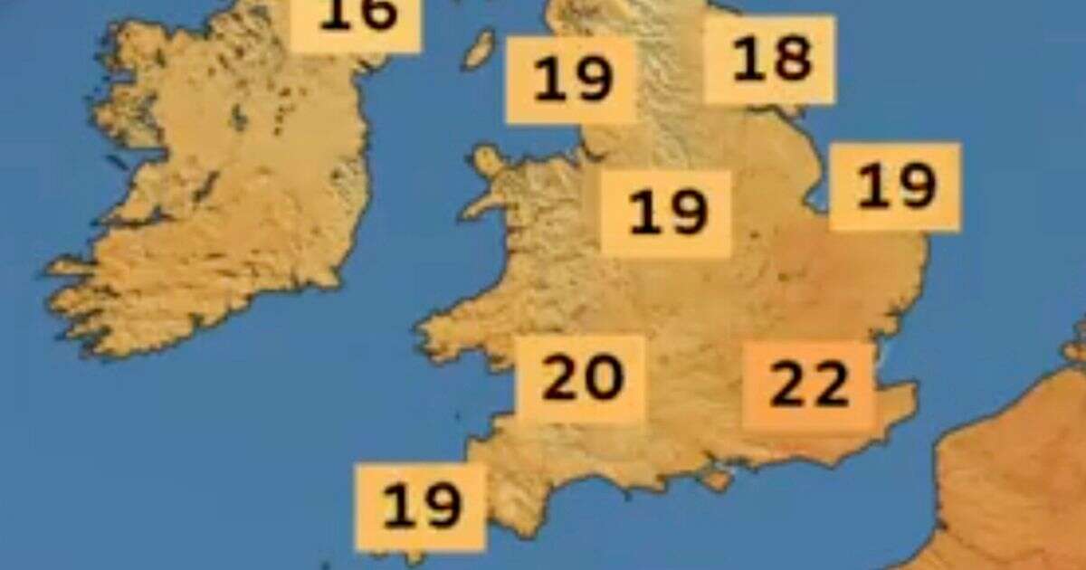 UK weather: Brits facing glorious 22C blast on sunny Friday ahead of thunderstorm weekendWeather