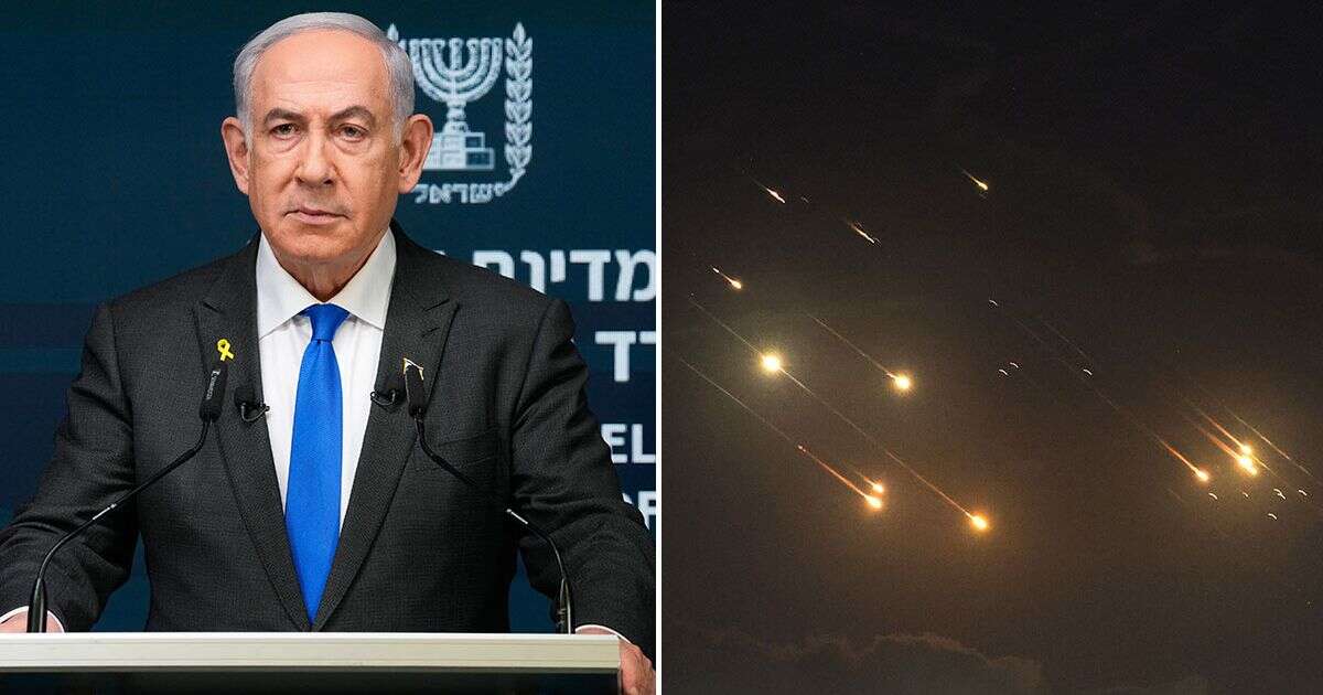 Israel Prime Minister Netanyahu in defiant message as Iran fires nearly 200 missilesBenjamin Netanyahu