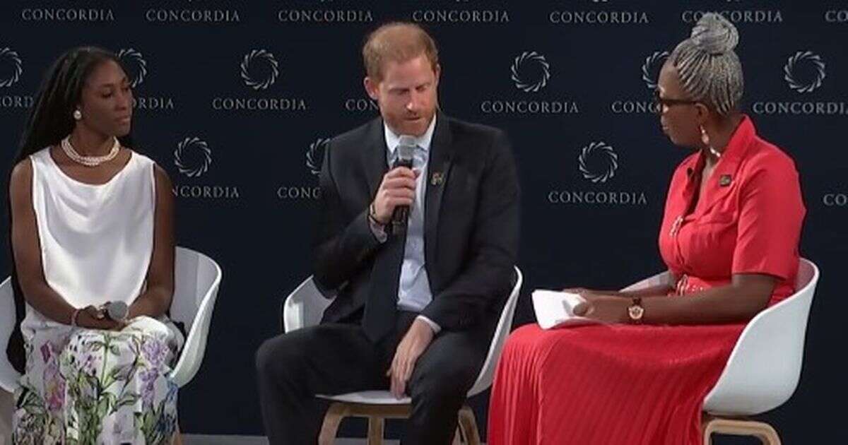 Prince Harry makes emotional admission about Princess Diana at major event without Meghan