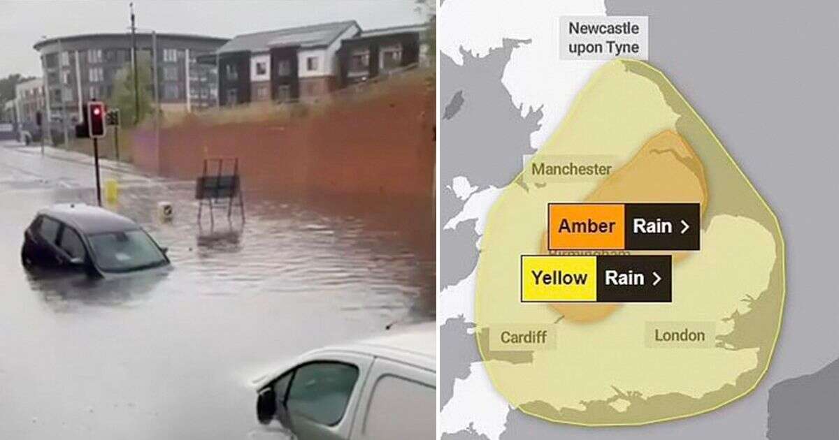 UK flooding map live as Environment Agency issues warnings amid month's worth of rainFloods