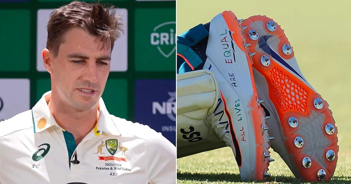 Australia captain Pat Cummins backs Usman Khawaja after ICC ban Palestine messagePatrick Cummins