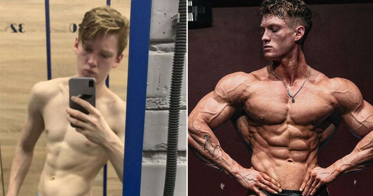 Incredible transformation of 'next Arnold Schwarzenegger', 19, who smashed 57-year record