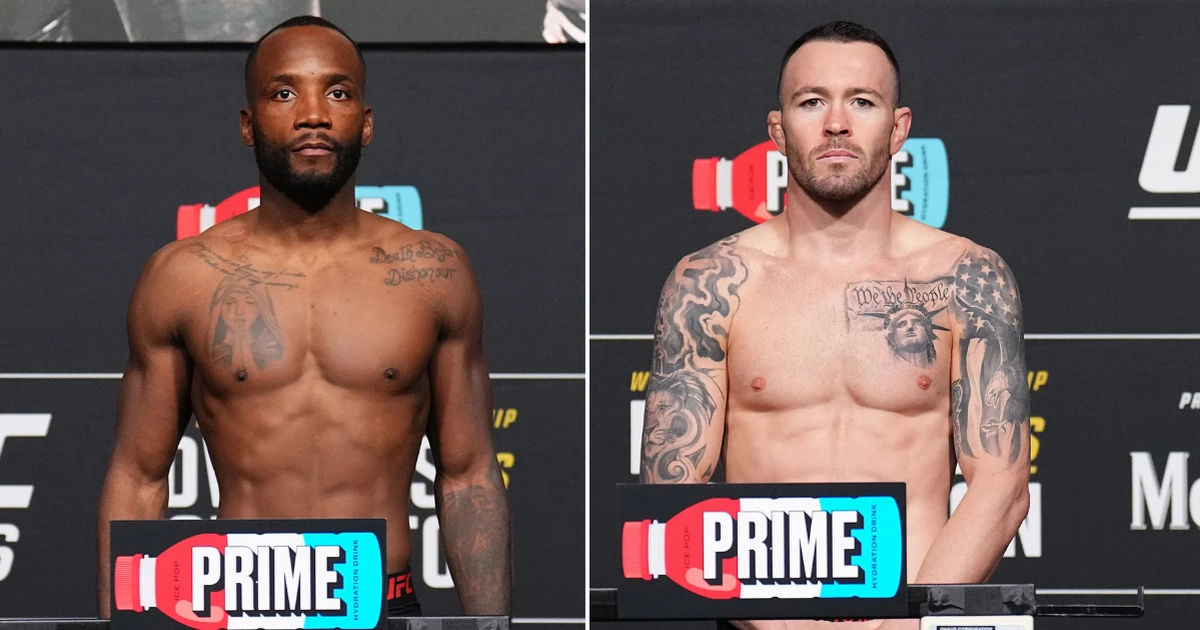 Leon Edwards and Colby Covington both make weight for UFC 296 world title fight