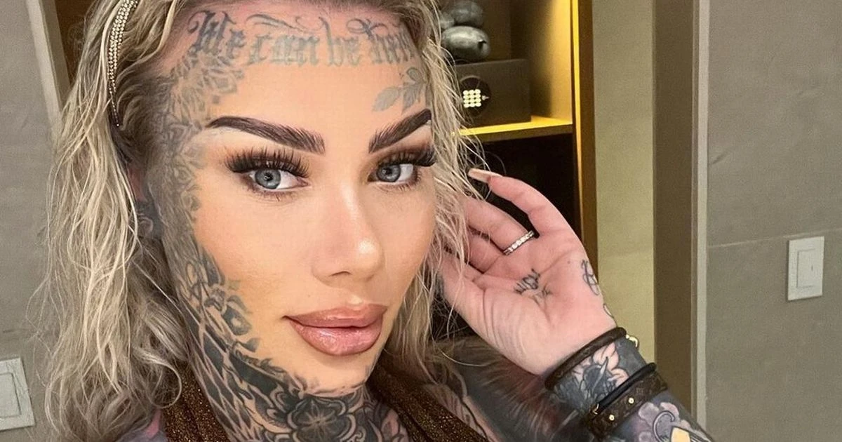Britain's most tattooed woman gets bold new ink that no one expected