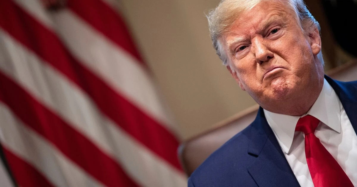 Angry Donald Trump gives bizarre excuse for tanking economy - 'nothing to do with my tariffs'