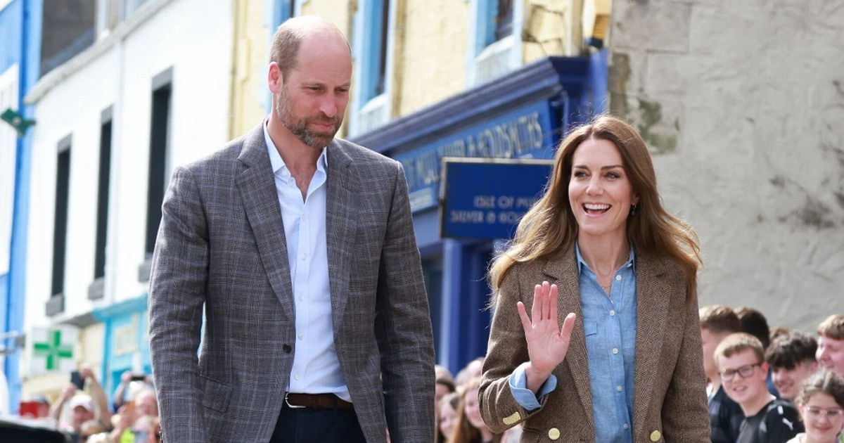 Kate Middleton beams as she celebrates wedding anniversary on special trip with William