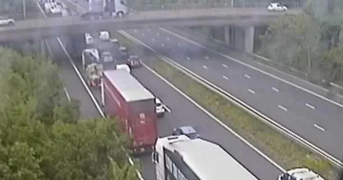LiveM5 crash LIVE: Chaos on major motorway as rush hour smash leaves traffic standstill