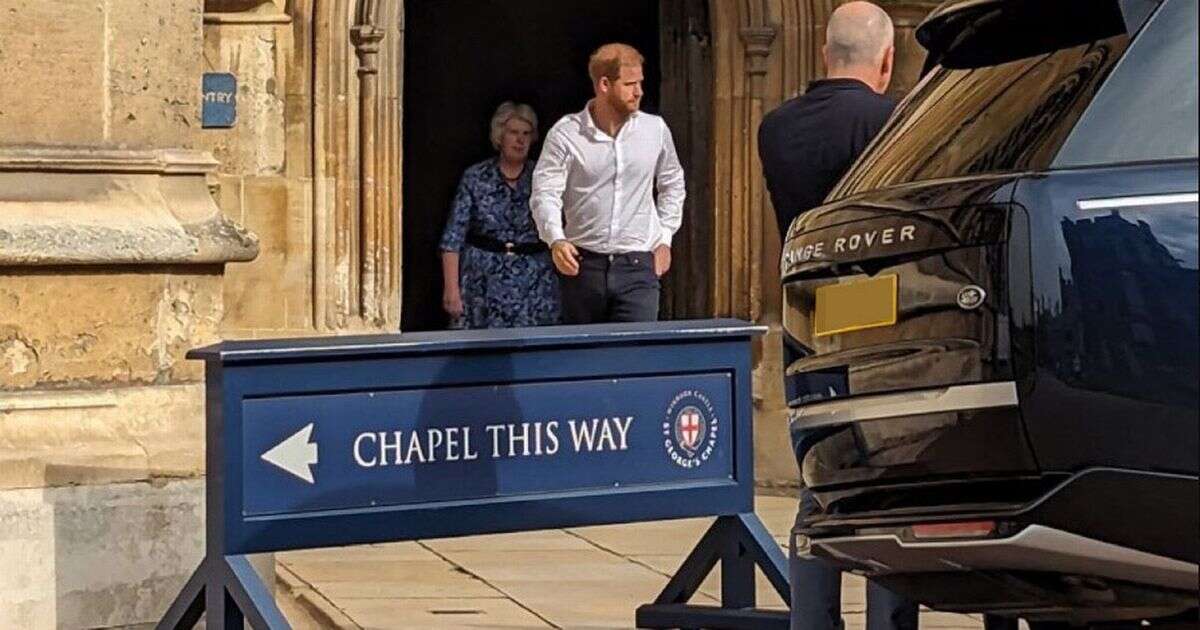 Prince Harry 'only allowed to visit Queen's grave at last minute and on one condition'