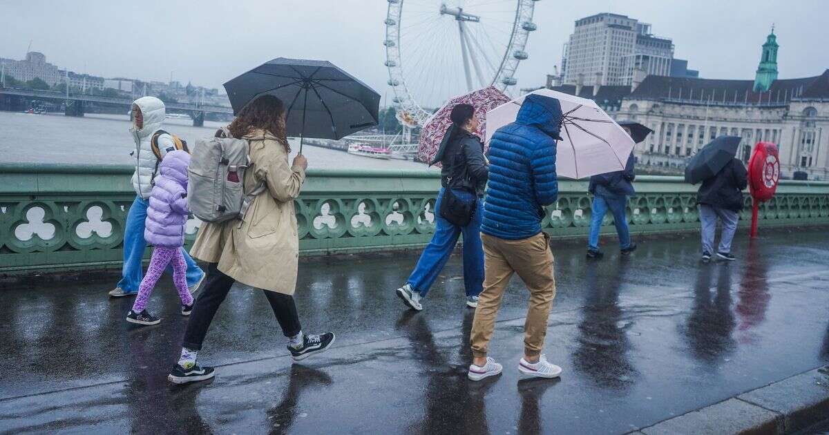 UK weather misery as long range maps show rain storm to cover Britain later this month