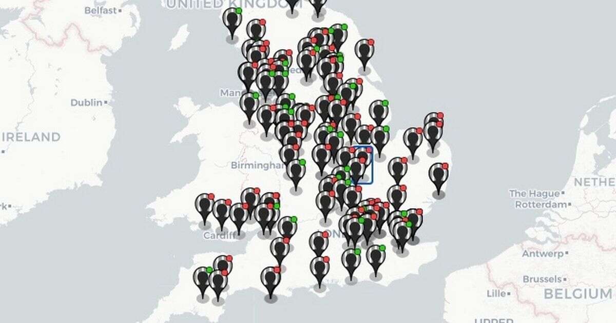 Interactive map reveals exactly where UK’s most crowded prisons are – check your area now