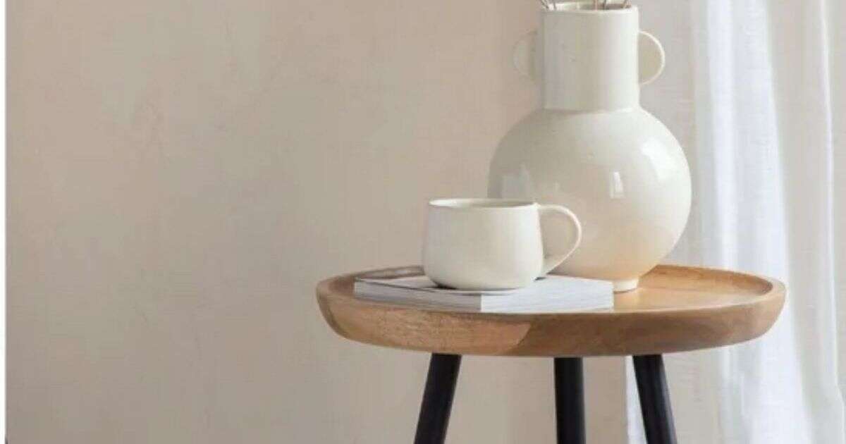 ‘Great size for small spaces and expensive looking’ – stylish side table enjoys hefty £140 discount