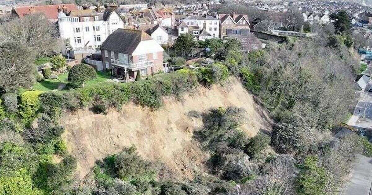 'My house sits on edge of landslide cliff - but I won't move'