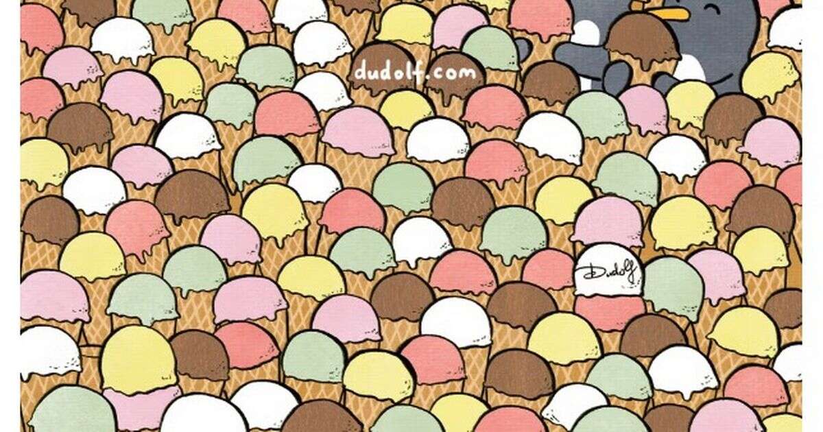 Only people with the sharpest brains can spot 3 empty ice-cream cones in this imagePuzzles