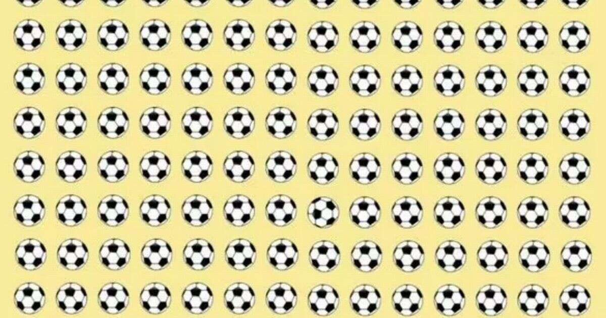 Only people with a high IQ can solve this ‘impossible’ football puzzle in 14 seconds