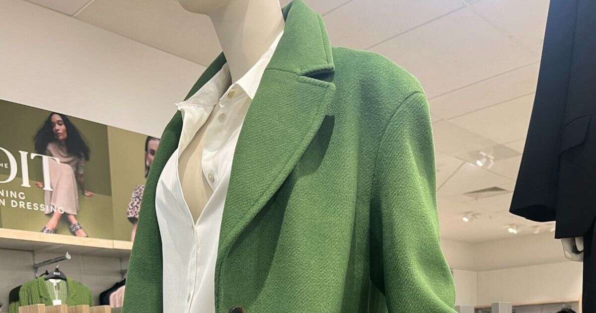 'This M&S green coat looked so stylish on the mannequin I had to buy it' says fashion editor