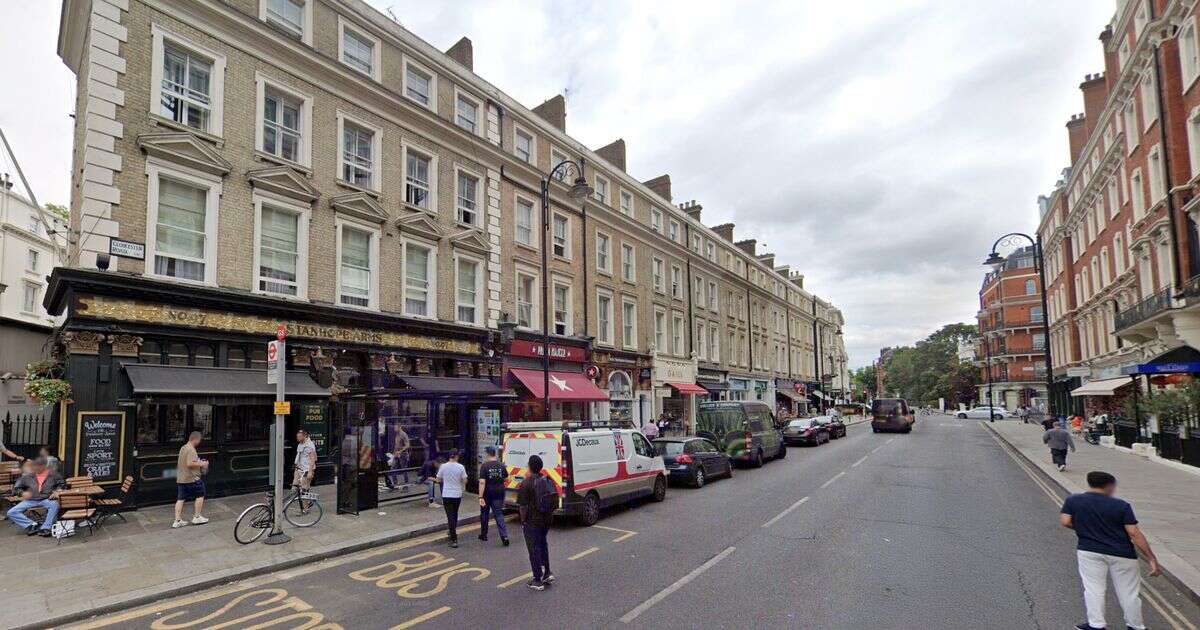 Sinkhole opens up in posh London street where average homes sell for £2.5mSinkhole