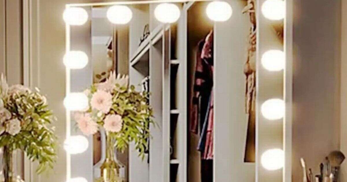 'Sturdy and stylish’ £60 vanity mirror that’s ‘great for make-up and selfies’ down from £220