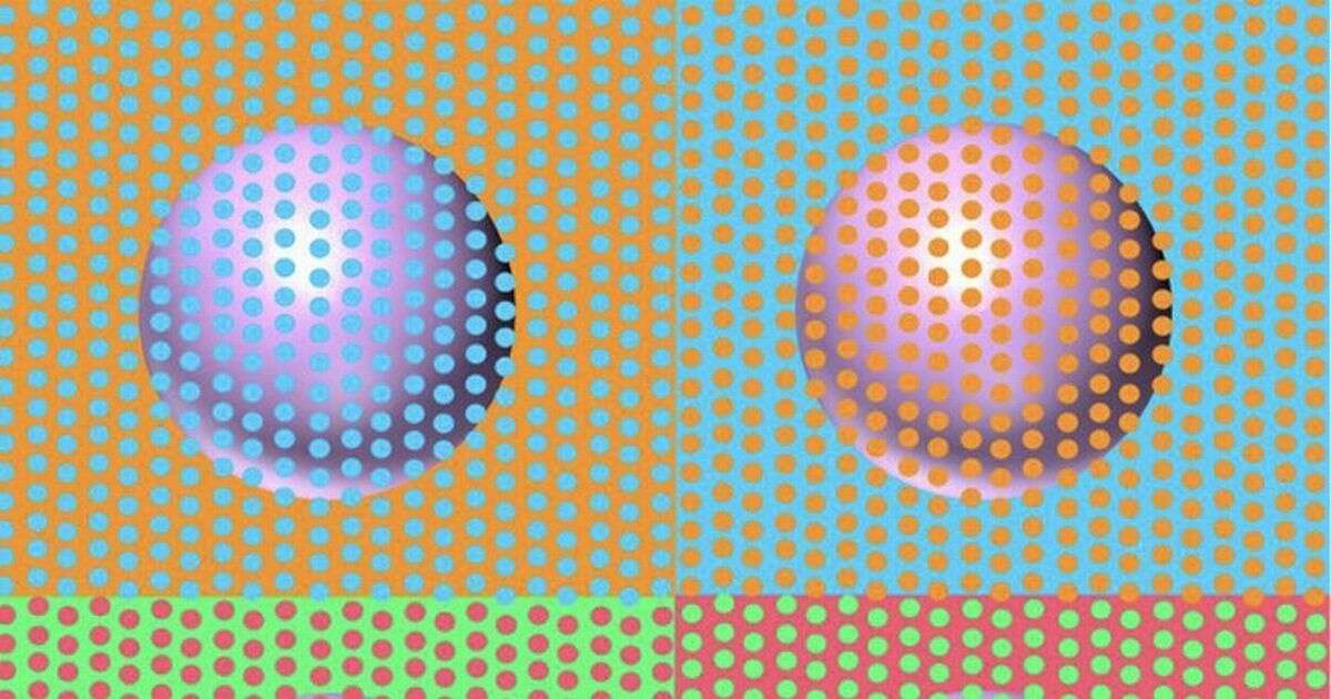 Optical illusion of coloured balls leaves people 'questioning their existence'