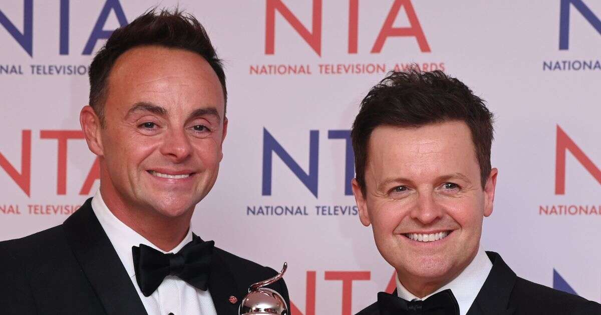 Ant and Dec promise 'we'll rest now' as they win 23rd consecutive Best Presenter award as NTAsNational Television Awards