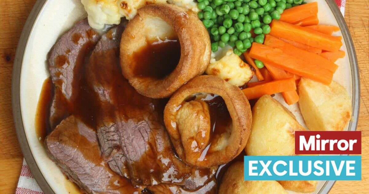 UK's pub punters have beef with meal prices as roast favourites get more expensivePubs