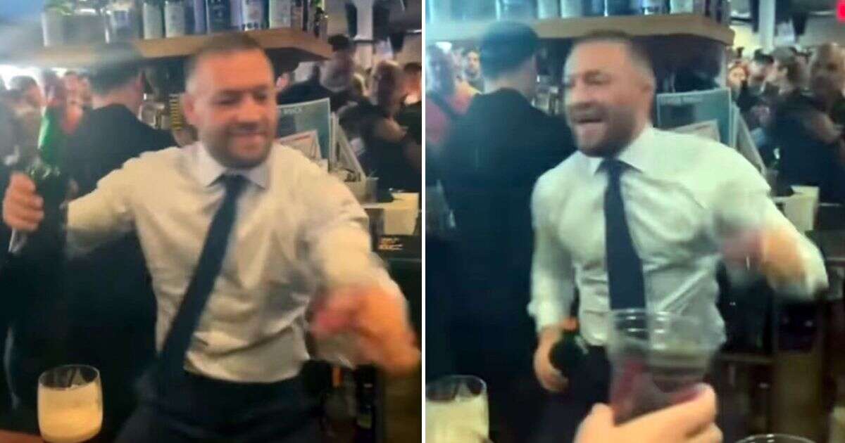 Conor McGregor fans convinced he'll never fight again as UFC star serves drinksConor McGregor