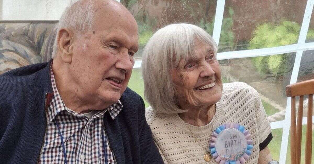 One of Britain's oldest couples celebrate 100th birthdays together after meeting almost 80 years ago