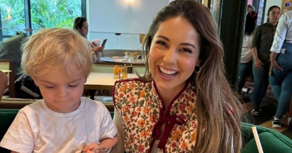 Louise Thompson leads the floral gilet trend for autumn – here’s where to buy her exact one