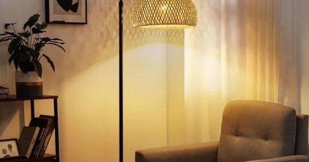 ‘Makes our living room very homely’: Rattan floor lamp ‘everyone compliments’ slashed by £200