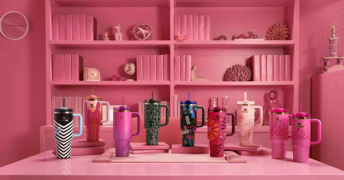 Stanley launches 8-piece collection with Barbie – featuring Western Ken and 60s style Barbie cups