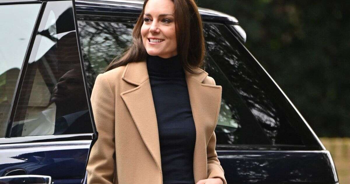 Kate Middleton proves a classic camel coat is always a wise investment- shop her look for £60