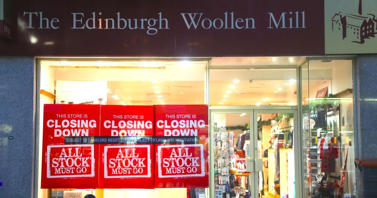 Peacocks and Jaeger owner Edinburgh Woollen Mill in administration with 866 jobs at risk