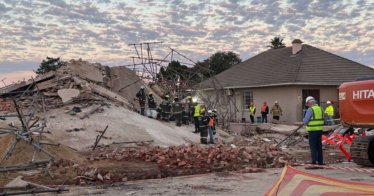 Miracle moment rescuers pull survivor from rubble days after horror South Africa building collapse