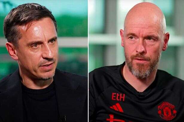 Gary Neville pinpoints when Erik ten Hag will finally get sack – 'Man Utd can't be 14th'