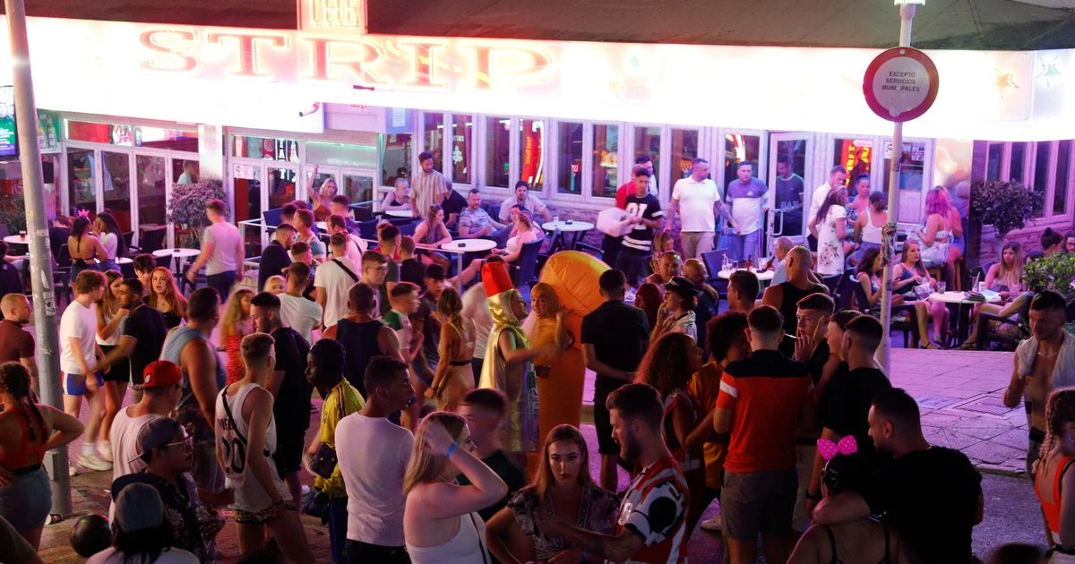 'Giant' Brit tourist arrested twice in less than 24 hours after 'strangling' woman at Magaluf hotel