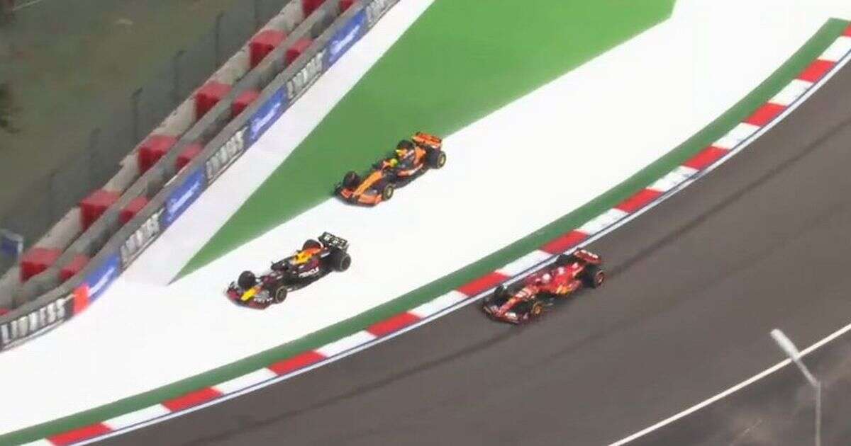 RIVALS COLLIDE - AGAIN! Norris brands Verstappen 'dangerous' as penalty handed out over furious duel at Mexican GP